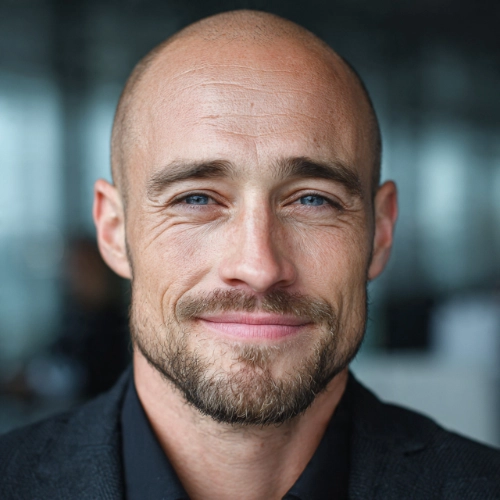 a friendly professional portrait of a man